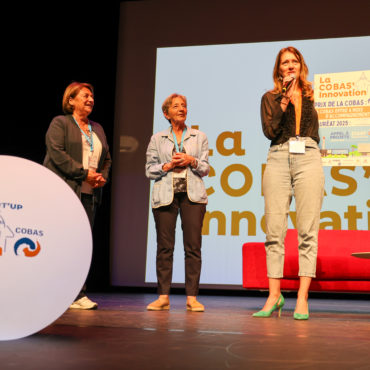 Elle gagne le prix COBAS ; c'est l'entreprise La conciergerie des étoiles ©JC Lauchas