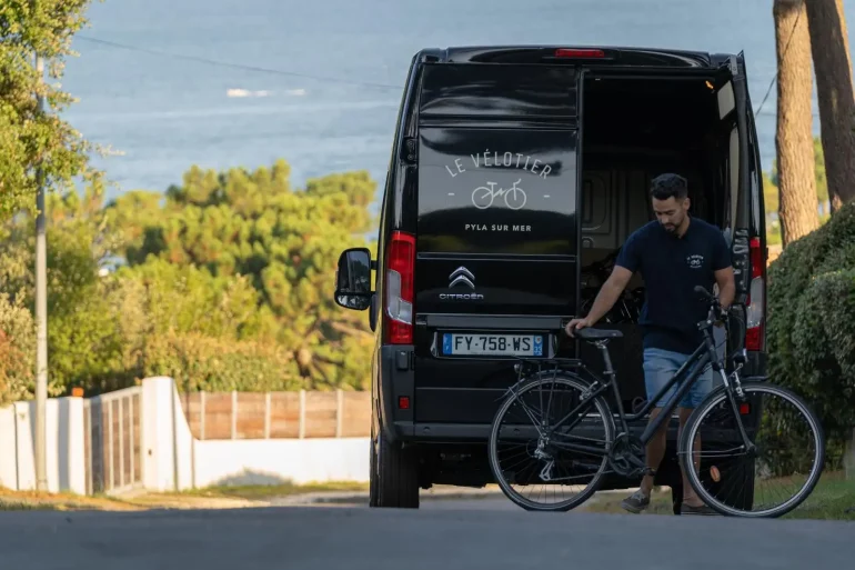 Livraison de velo par Le Velotier