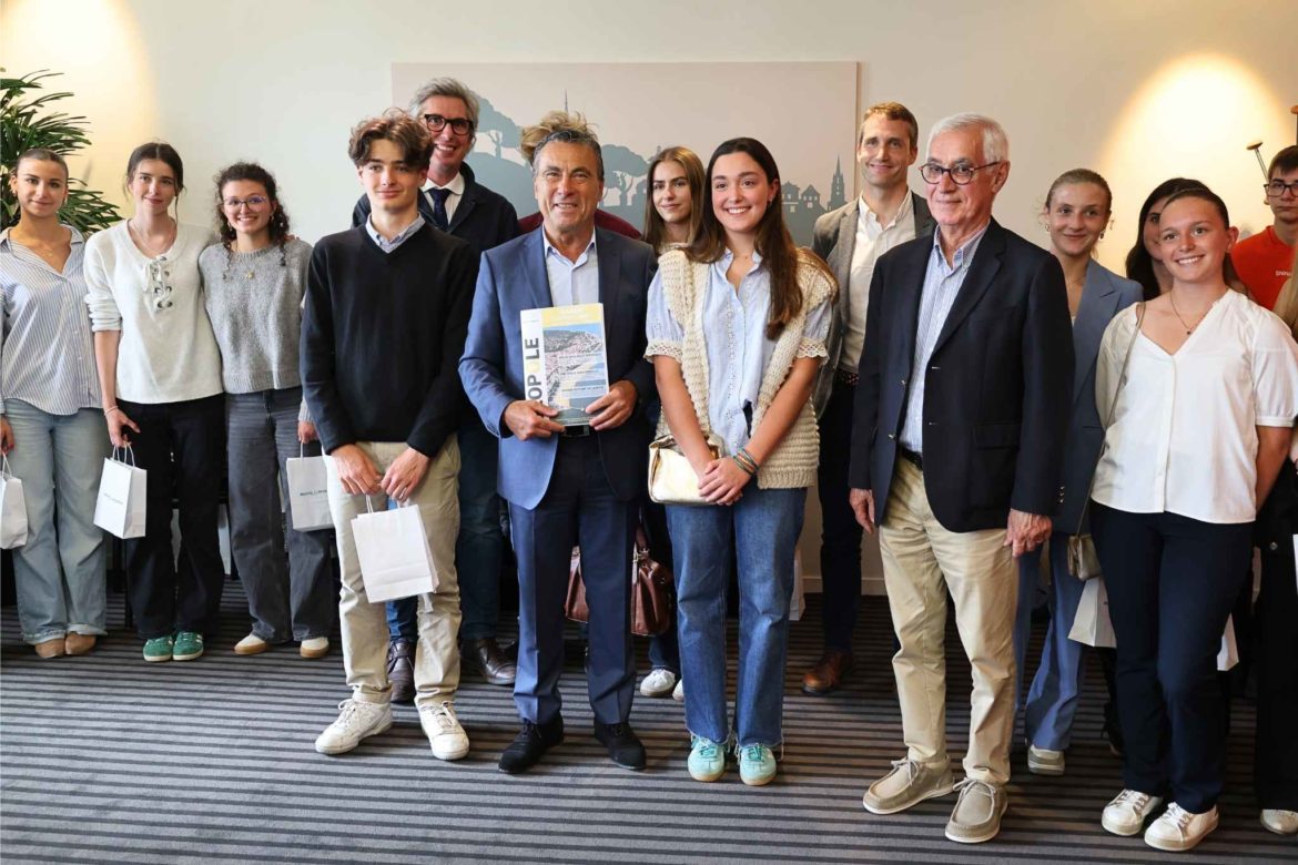 Les lycéens de Saint Elme ont présenté le numéro 3 de leur magazine Géopôle ©JC Lauchas