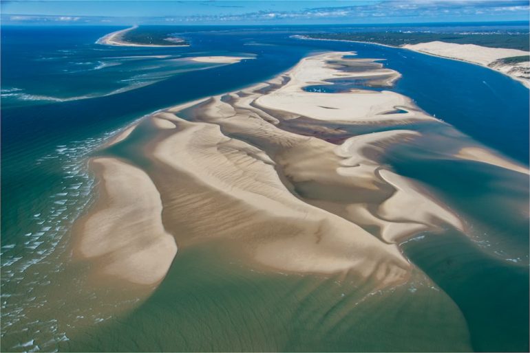 banc d’Arguin face à la dune du Pilat Bassin d’Arcachon