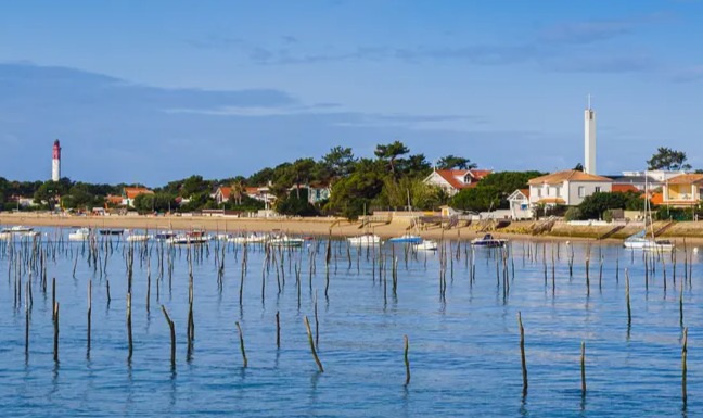 Le Cap Ferret vu de la mer